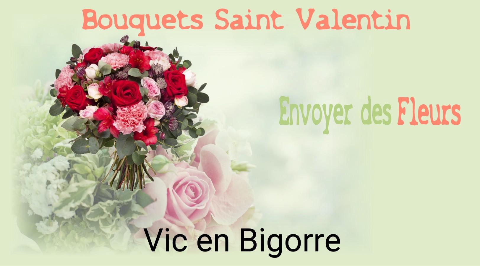 Roses de Saint-Valentin livrées à Vic-en-Bigorre